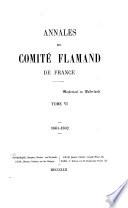 Annales du Comité flamand de France