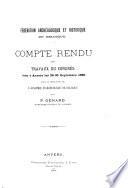 Annales [du congrès]