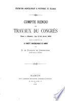 Annales [du congrès]
