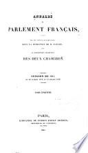 Annales du parlement français