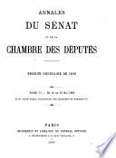 Annales du Sénat et de la Chambre des Députés, 1876-1880
