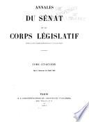 Annales du Sénat et du Corps législatif