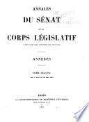 Annales du Sénat et du Corps législatif
