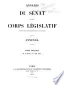 Annales du Sénat et du Corps législatif