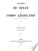 Annales du Sénat et du Corps législatif