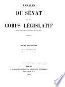 Annales du Sénat et du Corps législatif