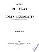 Annales du Sénat et du Corps législatif