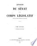 Annales du Sénat et du Corps législatif