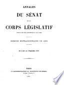 Annales du Sénat et du Corps législatif
