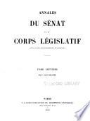 Annales du Sénat et du Corps législatif