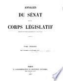 Annales du Sénat et du Corps législatif