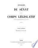 Annales du Sénat et du Corps législatif