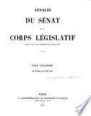Annales du Sénat et du Corps législatif
