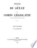 Annales du Sénat et du Corps législatif
