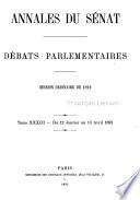 Annales du Sénat