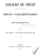 Annales du Sénat