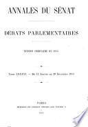 Annales du Sénat