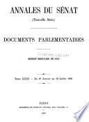Annales du Sénat