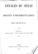 Annales du Sénat