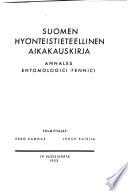 Annales entomologici fennici