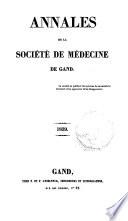 Annales et bulletin de la société de médecine de Gand