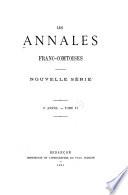 Annales Franc-Comtoises