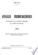 Annales fribourgeoises