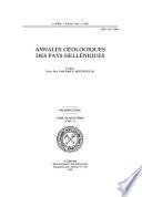 Annales géologiques des pays helléniques