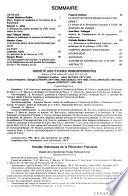 Annales historiques de la Révolution française