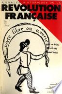 Annales historiques de la Révolution française
