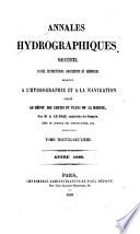 Annales hydrographiques