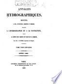 Annales hydrographiques