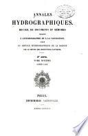 Annales hydrographiques