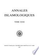 Annales islamologiques