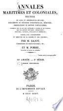 Annales maritimes et coloniales