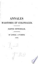 Annales maritimes et coloniales