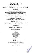 Annales maritimes et coloniales