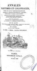 Annales maritimes et coloniales