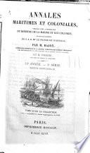 Annales maritimes et coloniales
