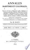 Annales maritimes et coloniales
