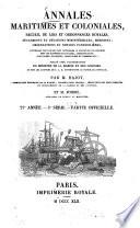 Annales maritimes et coloniales