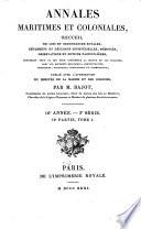 Annales maritimes et coloniales
