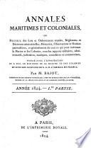 Annales maritimes et coloniales