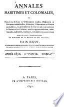 Annales maritimes et coloniales