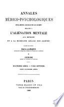 Annales médico psychologiques