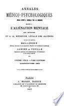Annales médico psychologiques