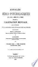 Annales medico-psychologiques