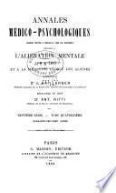 Annales médico psychologiques