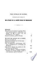 Annales ... Mémoires
