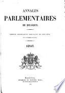 Annales parlementaires de Belgique